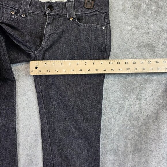 Joes Jeans Jeans Womens 25 Gray Berlin Skinny Stretch Denim Made USA BRLN BLK - Picture 6 of 11